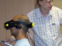 Ehrsson produced out-of-body experiences using a virtual reality illusion.