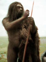 A Neanderthal hunter - did he fail to compete with humans?