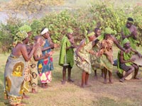 Batwa pygmies in Uganda